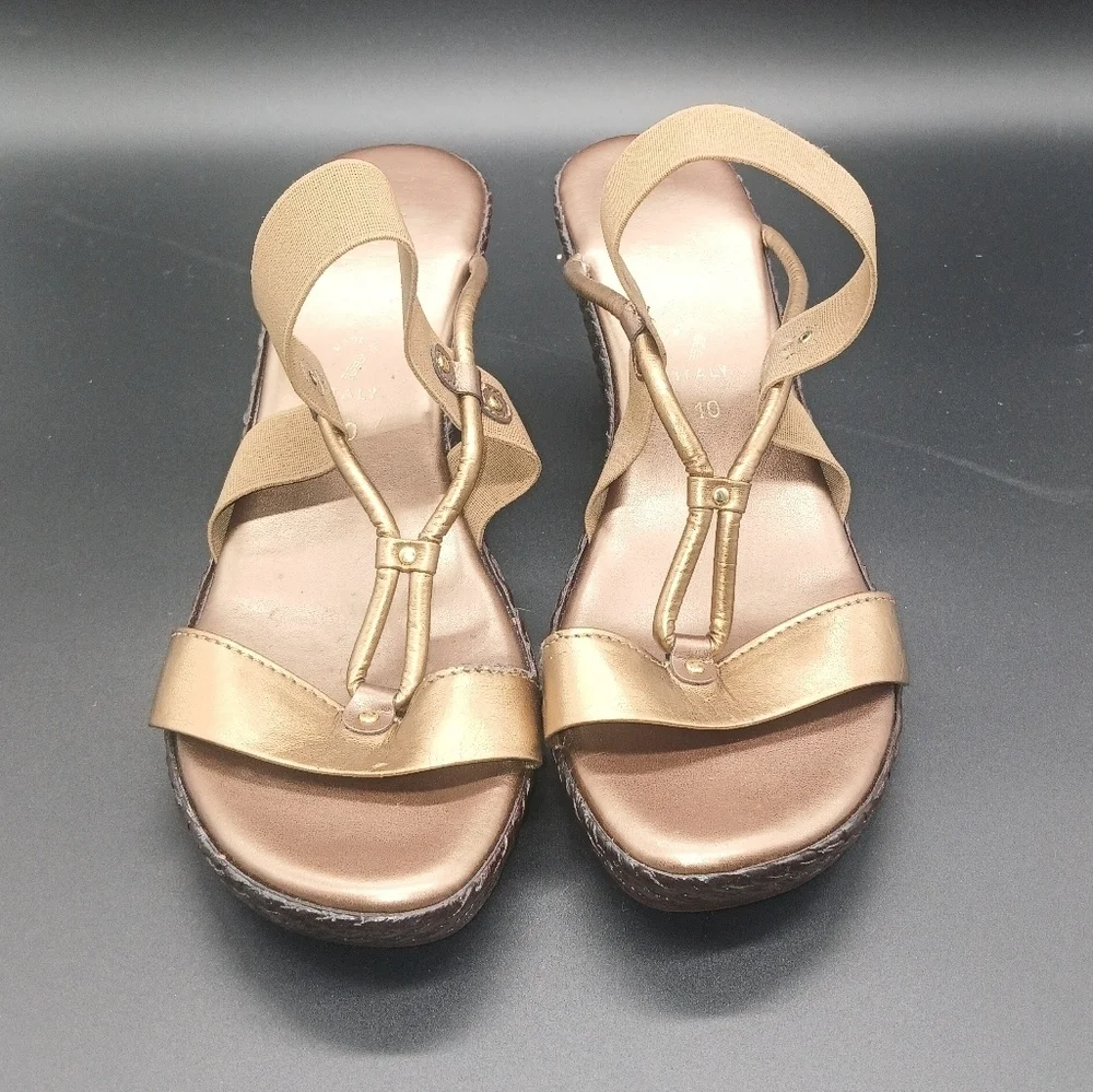 Italian Shoemaker Strappy Wedge Heels​​​